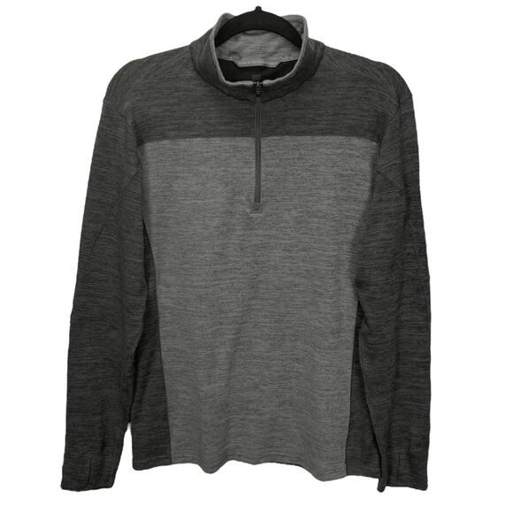 KUHL Men's 1/4 Zip PERFORMANCE PULLOVER Lightweight Gray Size MEDIUM - Picture 1 of 4